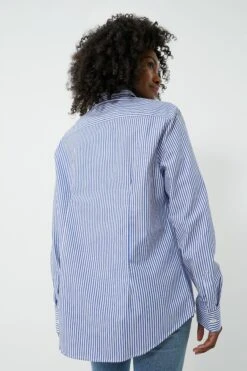 Blue And White Stripe Boyfriend Shirt 10 Blue And White Stripe Boyfriend Shirt -ULLA JOHNSON SHOP 07EN6baEsvxnYYvkq2qCR2qCMU172Ij0 1