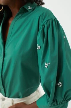 Green Bara Shirt 10 Green Bara Shirt -ULLA JOHNSON SHOP 0Ga68aOUGChWkOOViJZf5hwTqFxHxD9J 1