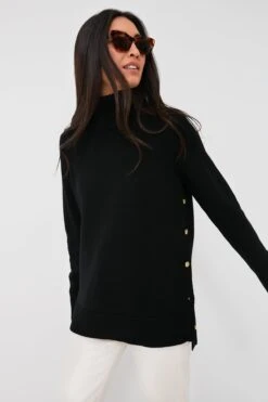 Black Sophia Sweater