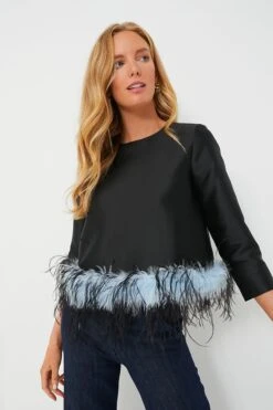 Feather Sabrina Blouse