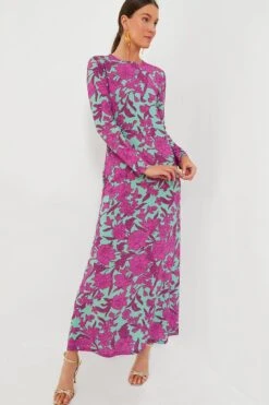 Lilium Long Sleeve Swing Dress