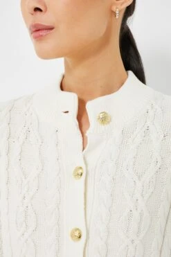 Ivory Cotton Colette Cardigan -ULLA JOHNSON SHOP 1i2kBM26FoQJFAD0NoVAiVwwRbU2JyDt 1