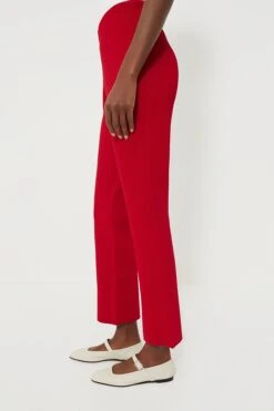 Red Compression Knit Ashford Pants -ULLA JOHNSON SHOP 1n3N9uz1TAqf7PcnY4YqhCA5SYHLPqTE 1
