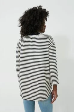 Navy Striped Knit Popover -ULLA JOHNSON SHOP 2455co3YAlOZiSE1pe0Kz2oWKKZSPwys 1