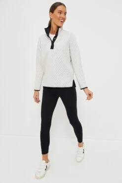 Marine Layer White And Black Corbet Reversible Pullover -ULLA JOHNSON SHOP 2FCCvG6ptF0kJli6meo6TJCDxQbFI2r8 1