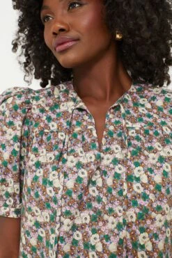 Purple Multi Floral Petunia Blouse -ULLA JOHNSON SHOP 2FDEjsumrxNfqrZ5oEIGZ5UcVExN0N6j 1