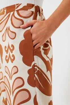 Brown Spray Of Flowers Wide Leg Pants -ULLA JOHNSON SHOP 2Ph6nOl2XKPBAtphyRZbwtf6XEUho74Z 1