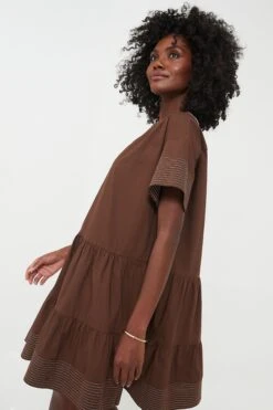 Mocha Kinsley Dress -ULLA JOHNSON SHOP 2ekgOXjQ5go1VKXj3rnR7PkhxTs01i5q 1