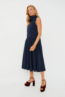 Navy Aerin Dress -ULLA JOHNSON SHOP 2inK7dYo1FWkva1Ss0bzfxezlSwEVS6W 1