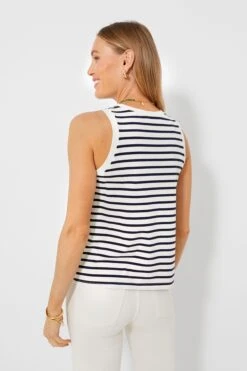 Navy Stripe Anthos Cotton Tank 9 Navy Stripe Anthos Cotton Tank -ULLA JOHNSON SHOP 2lic7B9VOkPQcoLkbvanlADL6c8HduVN 1