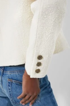 Ba&sh Ecru Meredith Jacket -ULLA JOHNSON SHOP 33KxDEZrXTPDJzF1vu3GznDmlC8Or8Jt 1