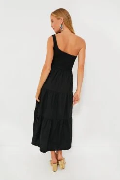 Black Milada Midi Dress -ULLA JOHNSON SHOP 3bZ8oq0kvuXIpRDlH4LVrpnUq0Gt6aij 1