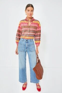 Red Geraldine Jeremy Shirt -ULLA JOHNSON SHOP 3dedCWeyS9fy22XSVhhs2C347UIq5hHZ 1