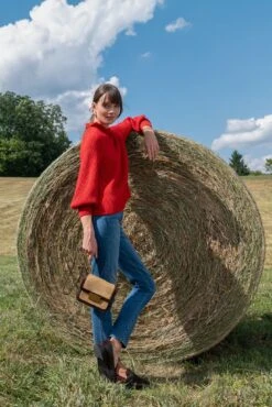 Red Ruffle Neck Delphine Sweater 15 Red Ruffle Neck Delphine Sweater -ULLA JOHNSON SHOP 3eYo2EKcWXOZyJvJcrAPtTylMRNnQDUy 1