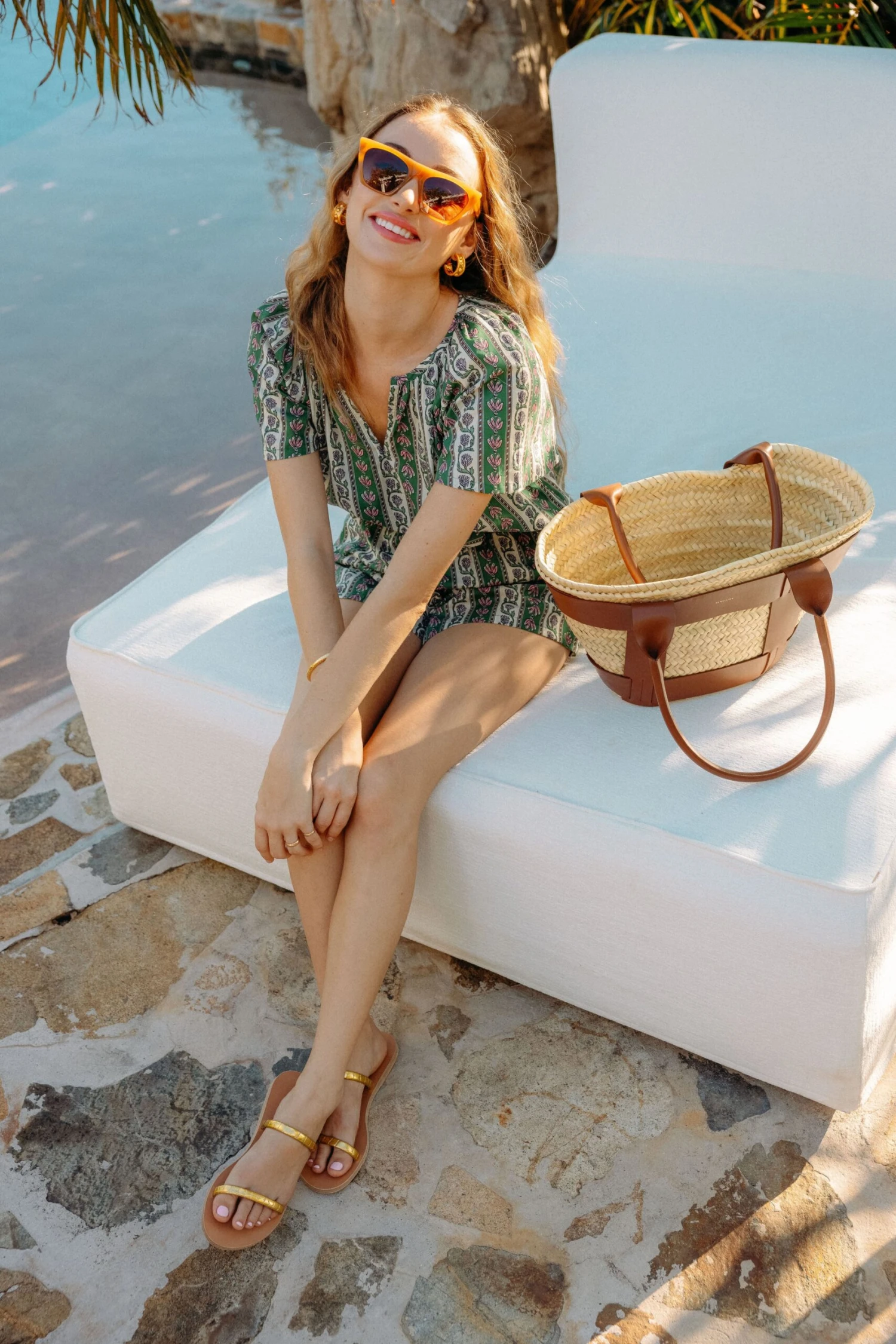 Fern And Floral Stripe Elena Top 8 Fern And Floral Stripe Elena Top - Image 8