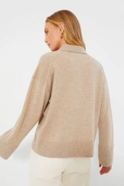 Stone Cashmere Ally Polo Pullover -ULLA JOHNSON SHOP 41cm4RVSsRDjcIw0PlkCe42gJSDI6jI2 1