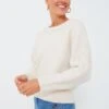Cream Braided Harlow Sweater