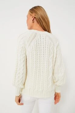 Sea Salt Harmonija Cable Sweater -ULLA JOHNSON SHOP 5J8uZKpLPnWbzMxrWgu9Ddaa1jZQ3Atu 1