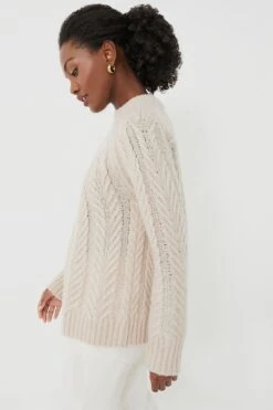 Ecru Royal Peacock Sweater -ULLA JOHNSON SHOP 5W1siWPrc7btOBs7PVFVUeh7ZnqV7zwG 1