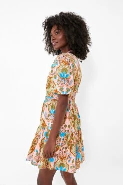 Peach Sloan Mini Dress -ULLA JOHNSON SHOP 5vsy0J51fSSu6SM07cfuUTlQtP8vyt1O 1