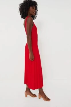 Staud Red Rose Ellison Dress 8 Staud Red Rose Ellison Dress -ULLA JOHNSON SHOP 6B7AMzzKfLuKcmo711xHyUStoF9GukZ0 1