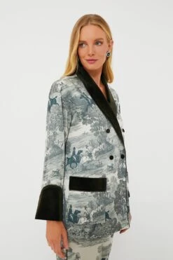 Middleburg Toile Velvet Trim Smoking Jacket 9 Middleburg Toile Velvet Trim Smoking Jacket -ULLA JOHNSON SHOP 6edlF9CRtn20YKuSO7FO6SHigP7zZjSh 1