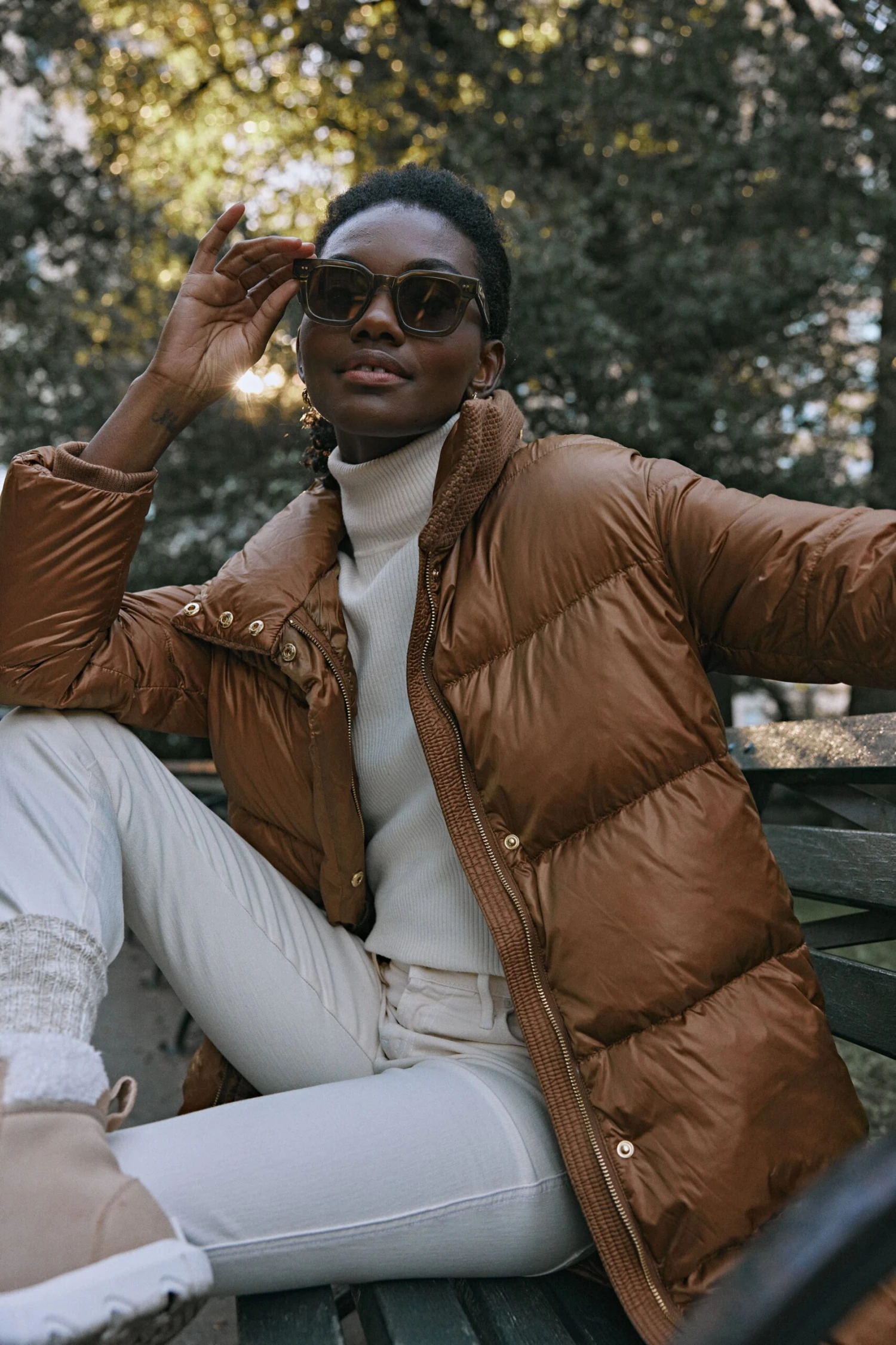 Copper Reagan Ruffle Jacket 2 Copper Reagan Ruffle Jacket - Image 2