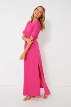 Magenta Naida Dress