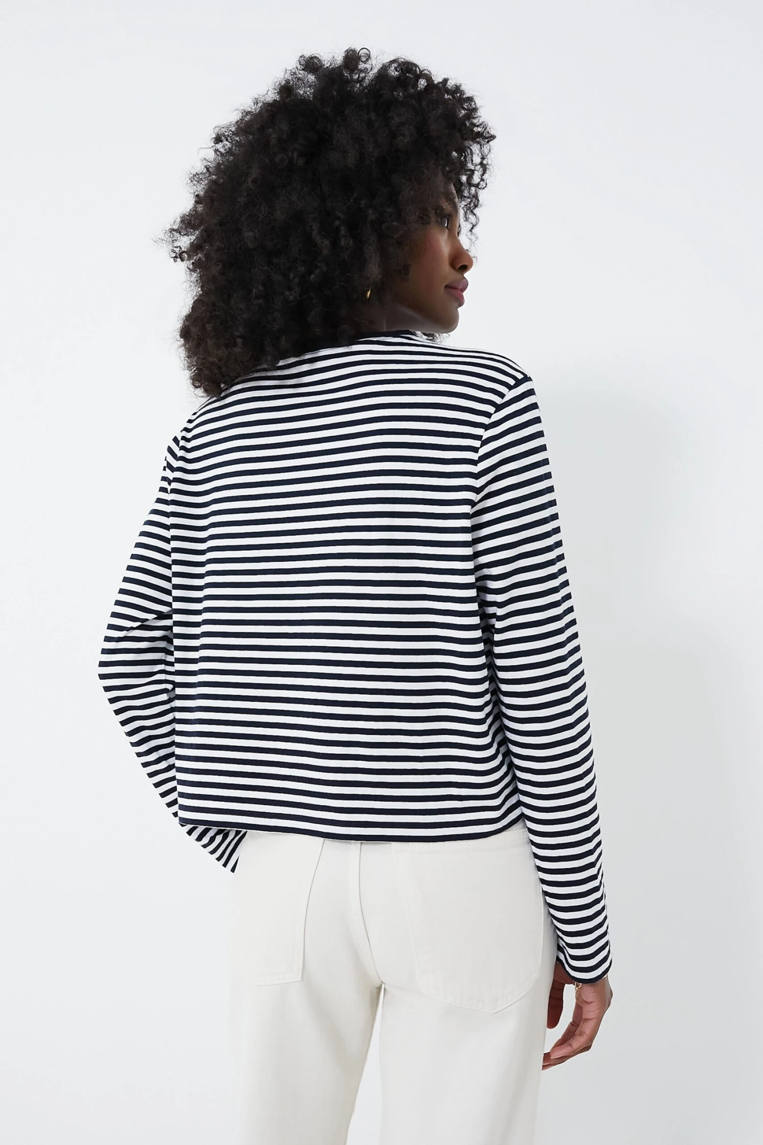 The Navy And White Venice Tee 4 The Navy And White Venice Tee - Image 4