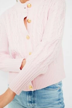 Pink Salt Colette Cardigan -ULLA JOHNSON SHOP 7cfmcV0MS7njog204r8yUAspJTE7c5nl 1