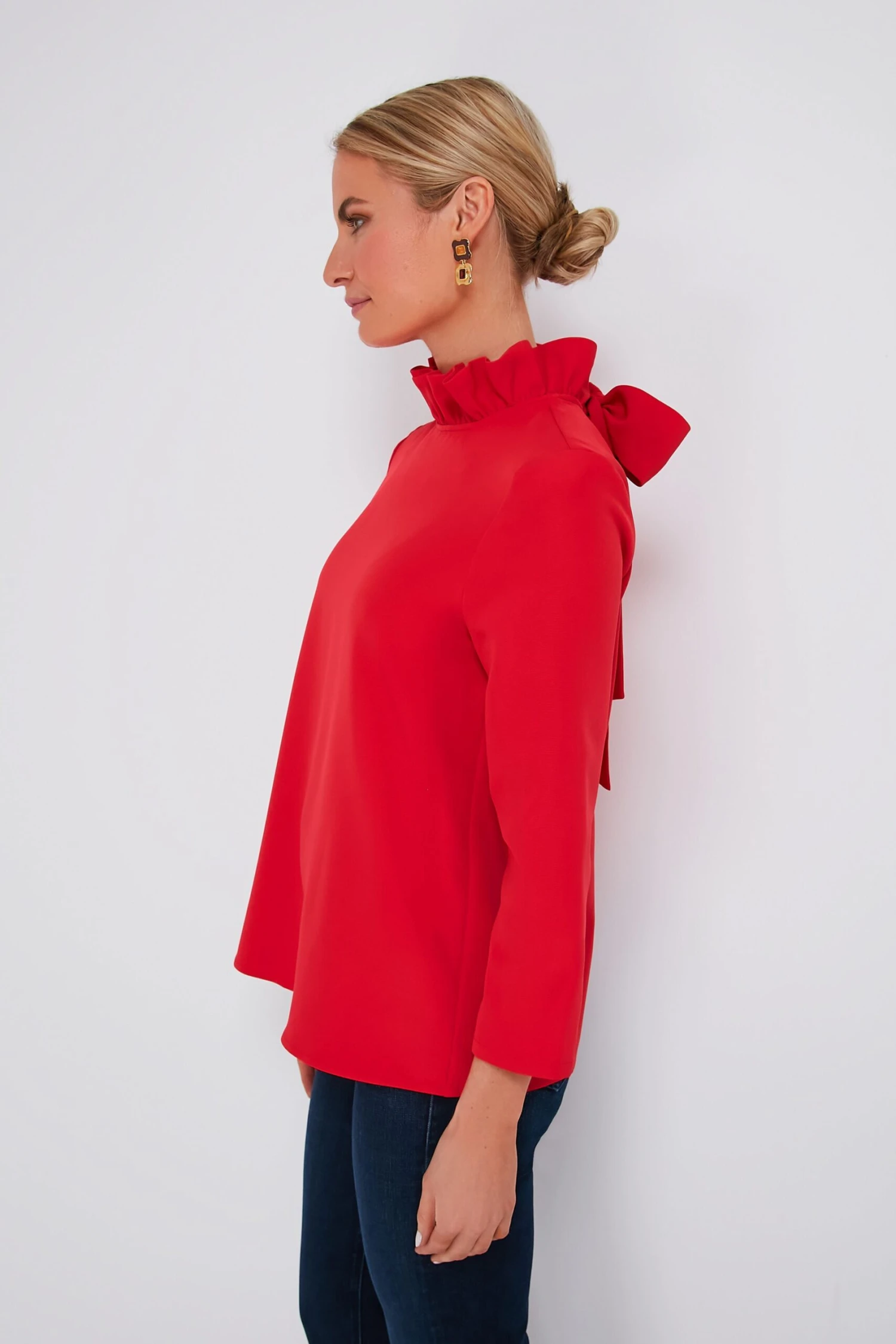 Poppy Red Faye Blouse 3 Poppy Red Faye Blouse - Image 3