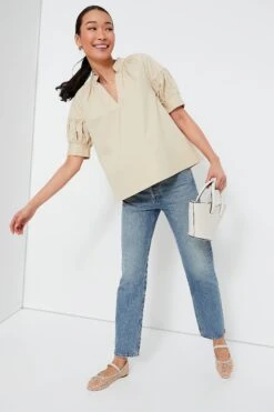 Tan Ruthie Blouse -ULLA JOHNSON SHOP 8QNMoRCXtp8TvthFcWa6Zak7TcF1NOVn 1