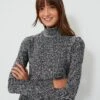 Baum Und Pferdgarten Shimmer Gray Jacka Turtleneck