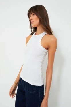 White Lily Rib Tank -ULLA JOHNSON SHOP 8x3WCiqSFDhyUEwMJ5txm8mt383H9Z0c 1
