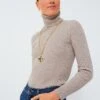 Oat Arlo Ribbed Turtleneck