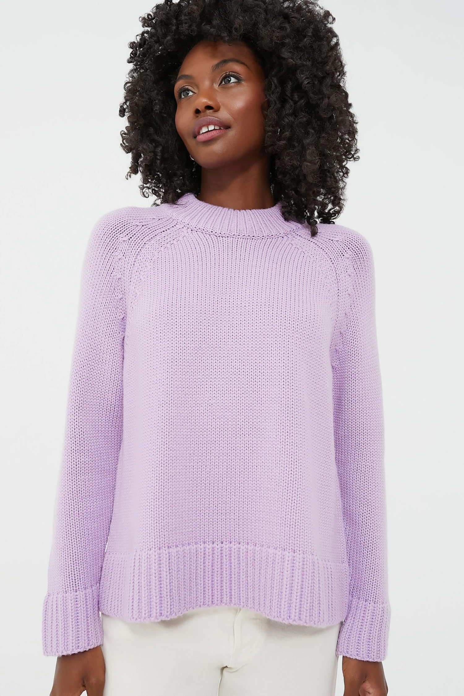 Lilac Claude Crewneck Sweater 1 Lilac Claude Crewneck Sweater