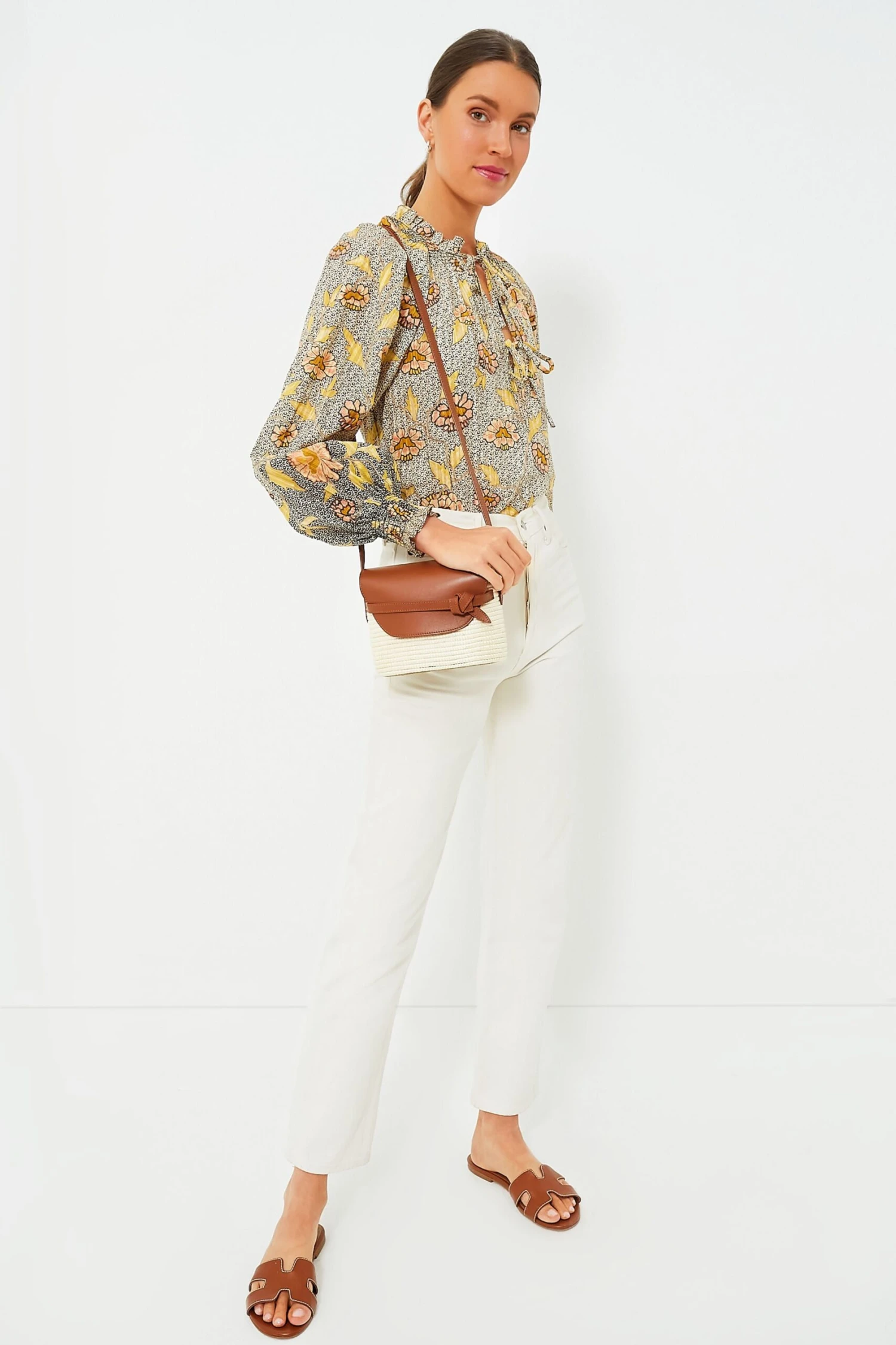 ULLA JOHNSON Chrysanthemum Kaitlyn Blouse 8 ULLA JOHNSON Chrysanthemum Kaitlyn Blouse - Image 8