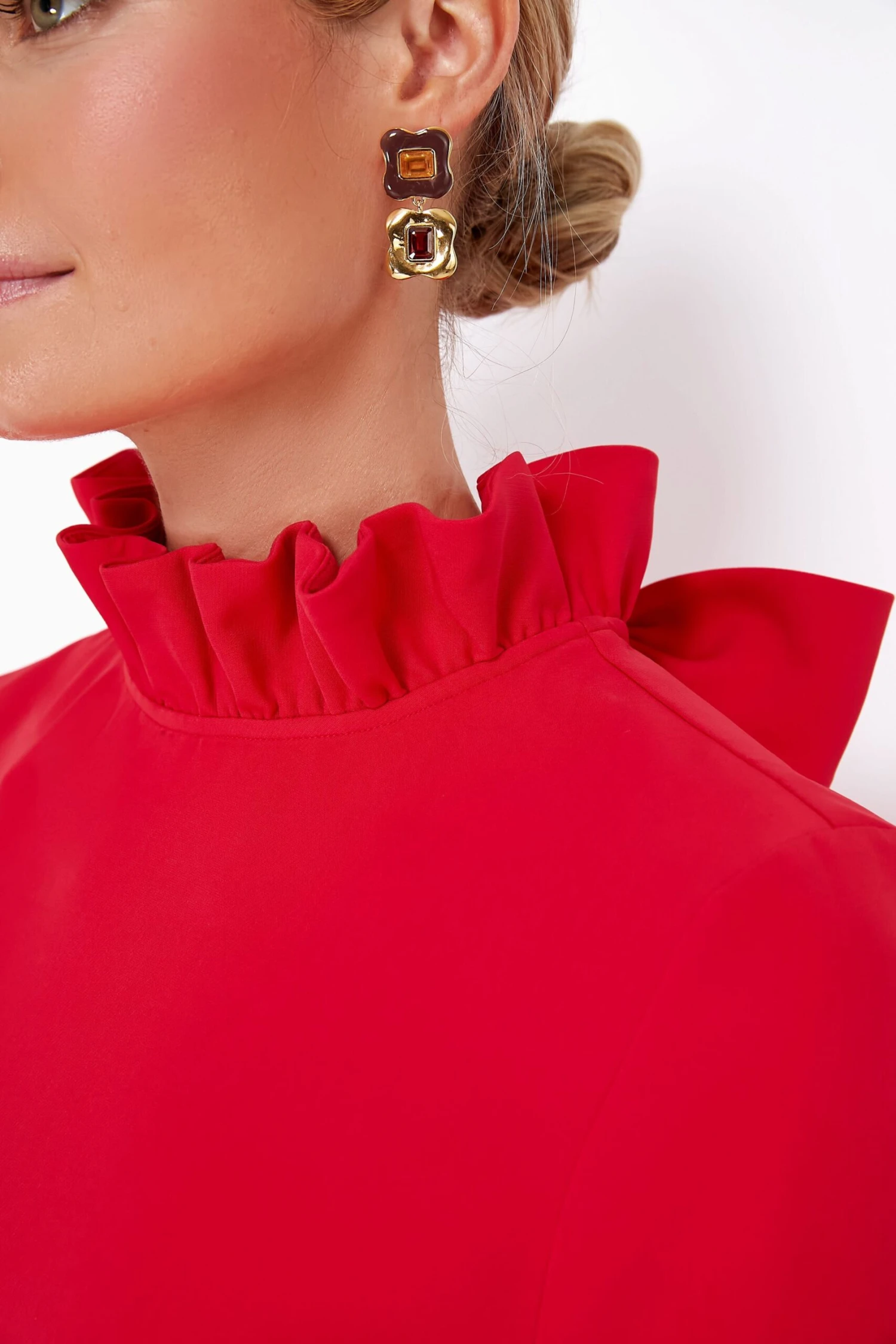 Poppy Red Faye Blouse 5 Poppy Red Faye Blouse - Image 5