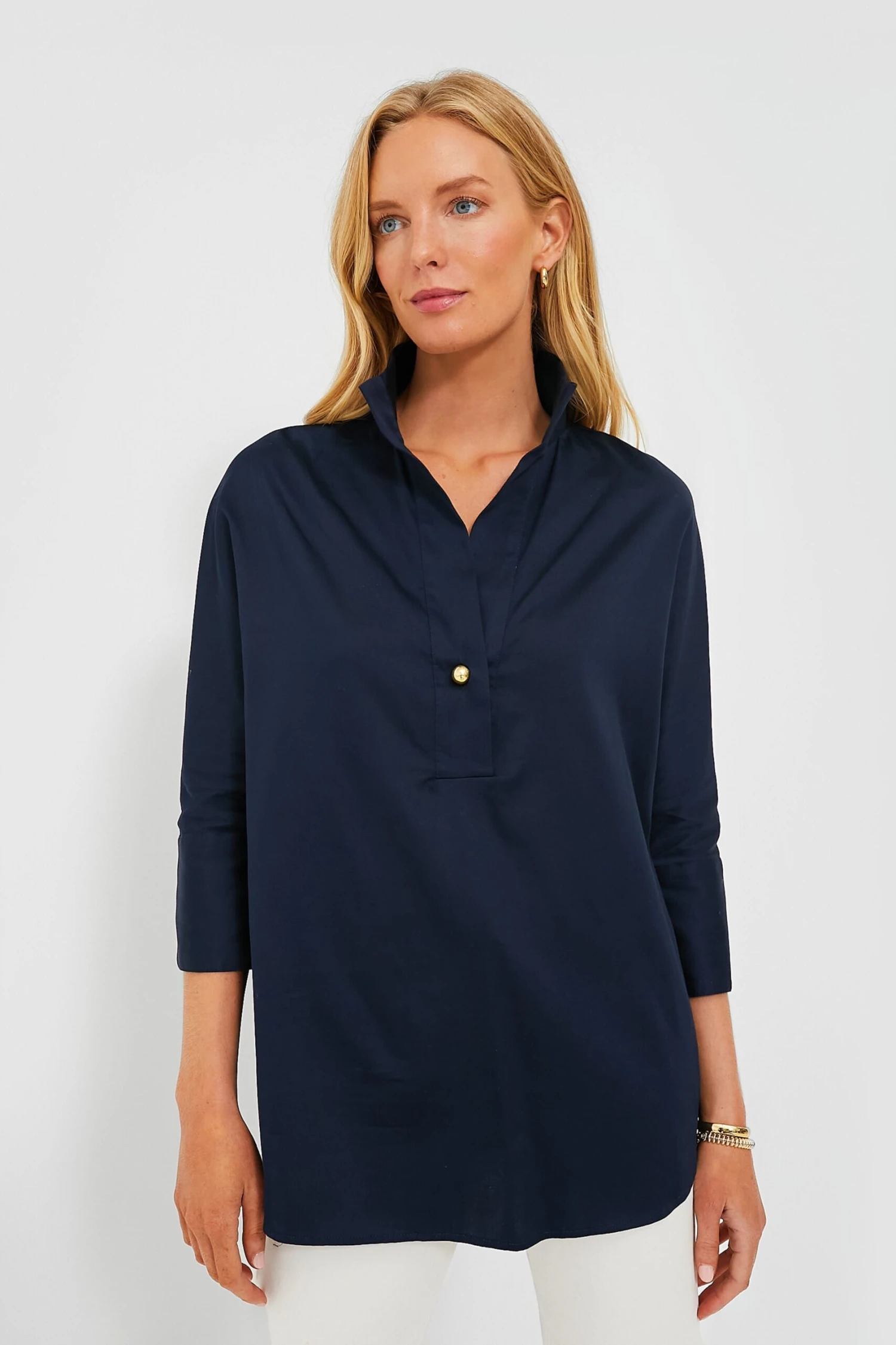 Navy Willow Blouse 1 Navy Willow Blouse