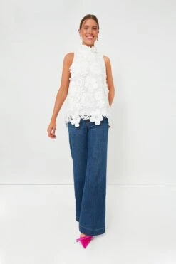 Blanc Guipure Lace Mason Top -ULLA JOHNSON SHOP 9xOt3pJ3prsVUCPMR11ofTUVWHRan1zI 1