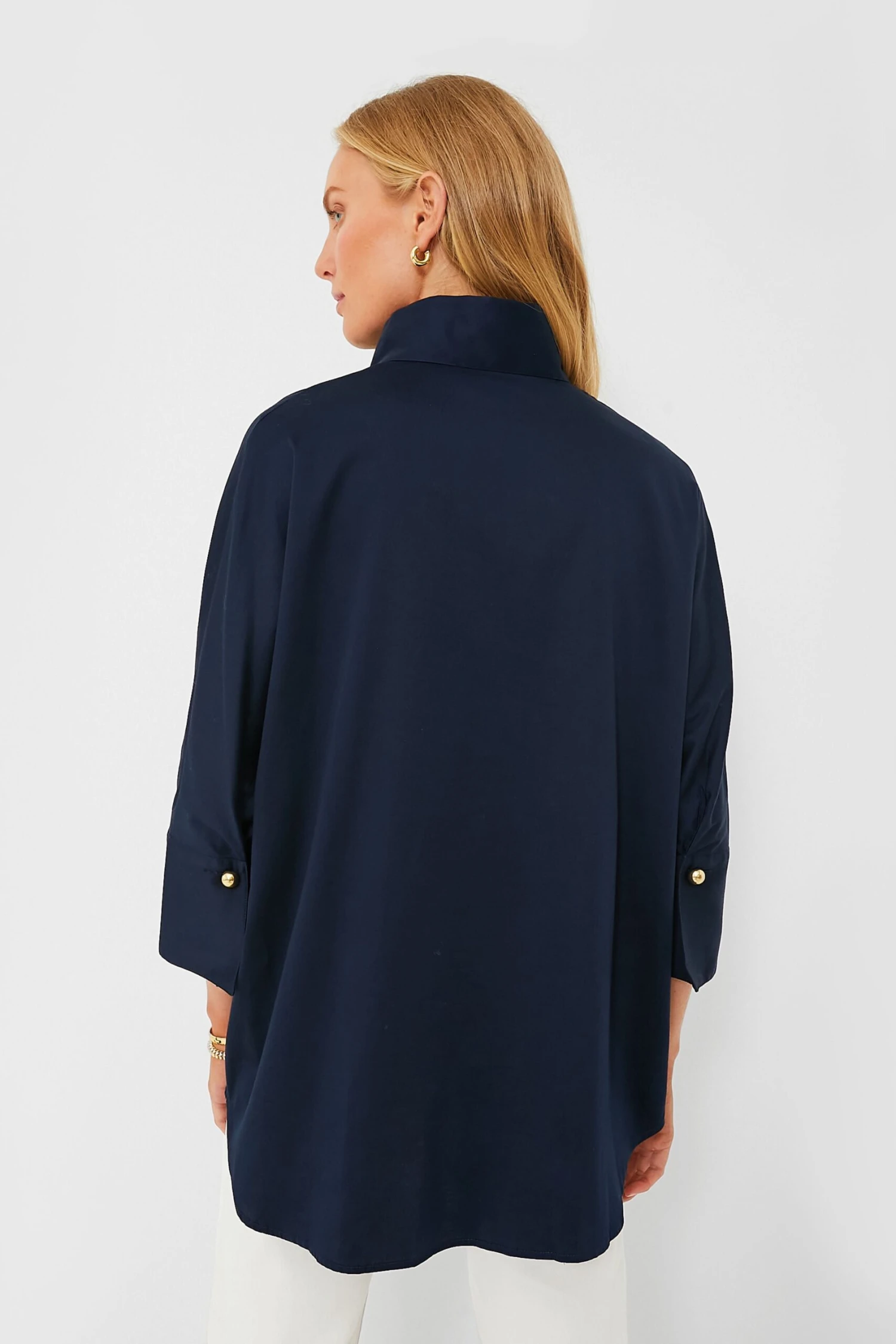 Navy Willow Blouse 4 Navy Willow Blouse - Image 4