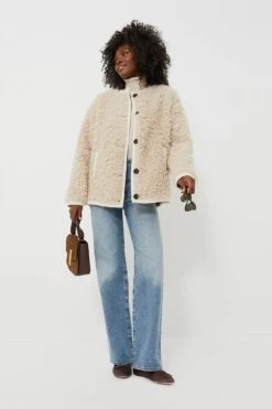 Natural And Olive Reversible Polar Bear Jacket -ULLA JOHNSON SHOP A6ptiMWFAdKWTyMSrRDG2CAx5xWn3RYq 1