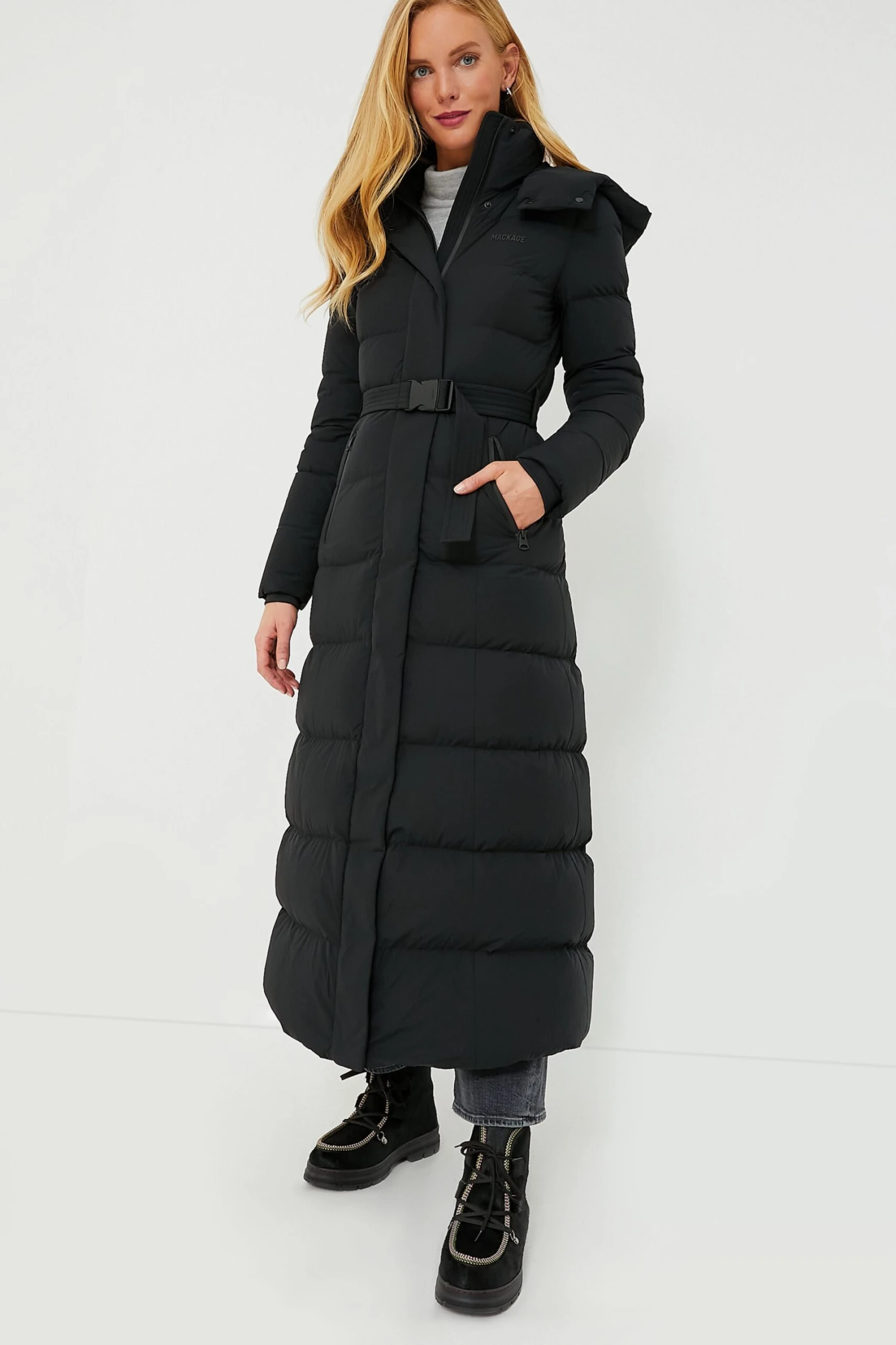 Mackage Black Calina City Down Coat 1 Mackage Black Calina City Down Coat