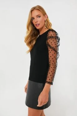 Black Tulle Sleeve Darla Blouse 7 Black Tulle Sleeve Darla Blouse -ULLA JOHNSON SHOP AuQiwXLjB4gi9amatzouCZZ4Hb44s67f 1