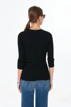 Black Hendrix Henley -ULLA JOHNSON SHOP BL3rRJq5nGHUxko5HBbJdqe79xuJYjNC 1