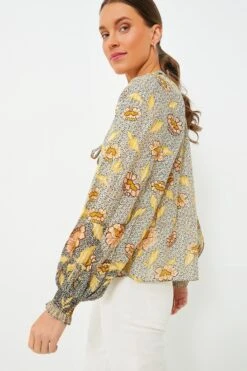 ULLA JOHNSON Chrysanthemum Kaitlyn Blouse 10 ULLA JOHNSON Chrysanthemum Kaitlyn Blouse -ULLA JOHNSON SHOP BMonWzfksxfBfj6AI9rHhyo8CJulNYCa 1