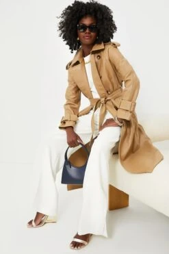 Veronica Beard Khaki Conneley Dickey Trench Coat -ULLA JOHNSON SHOP BN7gc2XwjIpB2hED2xzFgNCNXrhUmCg0 1