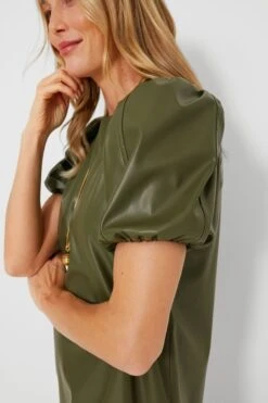 Green Faux Leather McShea Mini Dress 10 Green Faux Leather McShea Mini Dress -ULLA JOHNSON SHOP BUz4ddv5tgYtTd3CbQTleSarNBAgXlc2 1