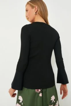 Black Rib Knit Lucy Top -ULLA JOHNSON SHOP ByDhQv9KYUfy88IKqodfe2i84L8lBMV7 1