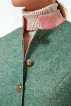 Green Linen Camille Tale Jacket -ULLA JOHNSON SHOP CEmHzX23wkbUkH4M6QLEWKeDQ7e84DzM 1